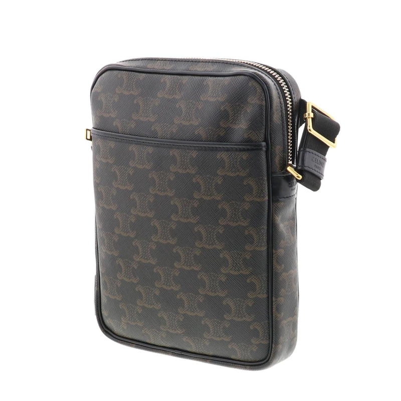 CELINE Trion Baltic Messenger Bag Shoulder Brown [ROS]