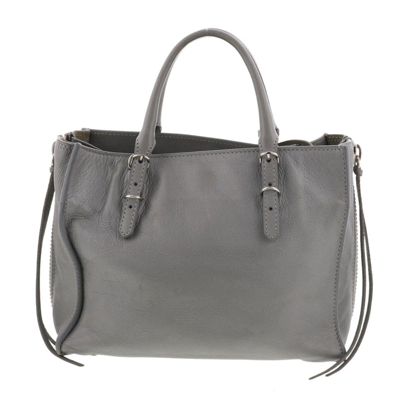 BALENCIAGA Paper Mini Zip Around 357333 Bag Tote Bag Used:AB Gray [ROS] [Used]