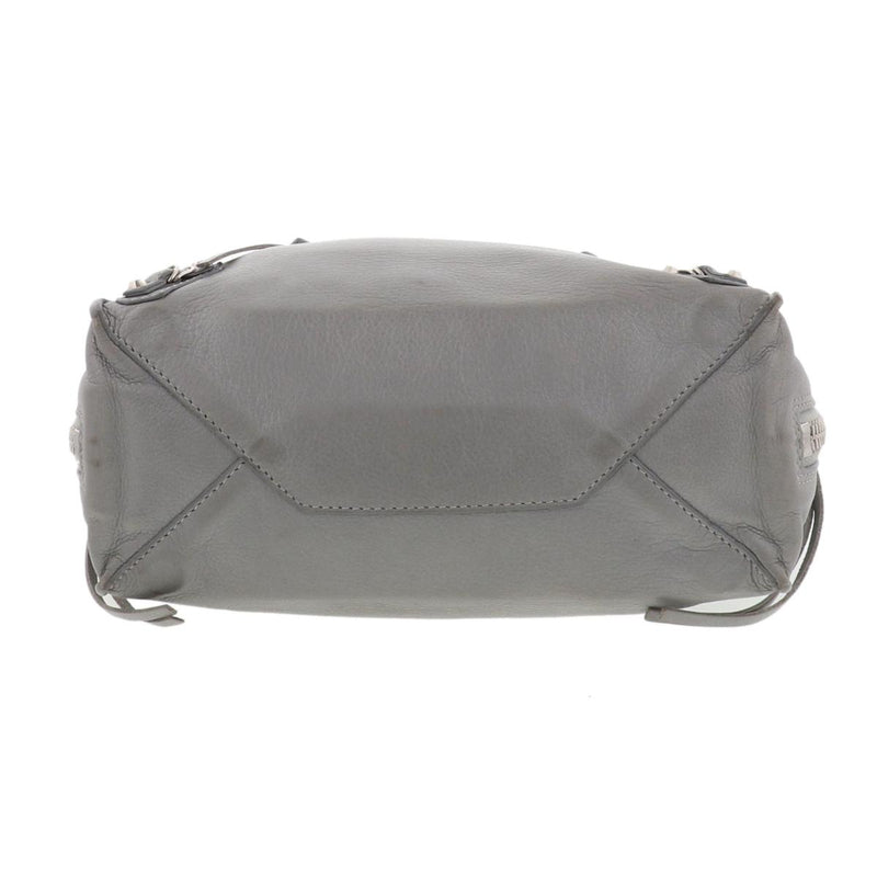 BALENCIAGA Paper Mini Zip Around 357333 Bag Tote Bag Used:AB Gray [ROS] [Used]
