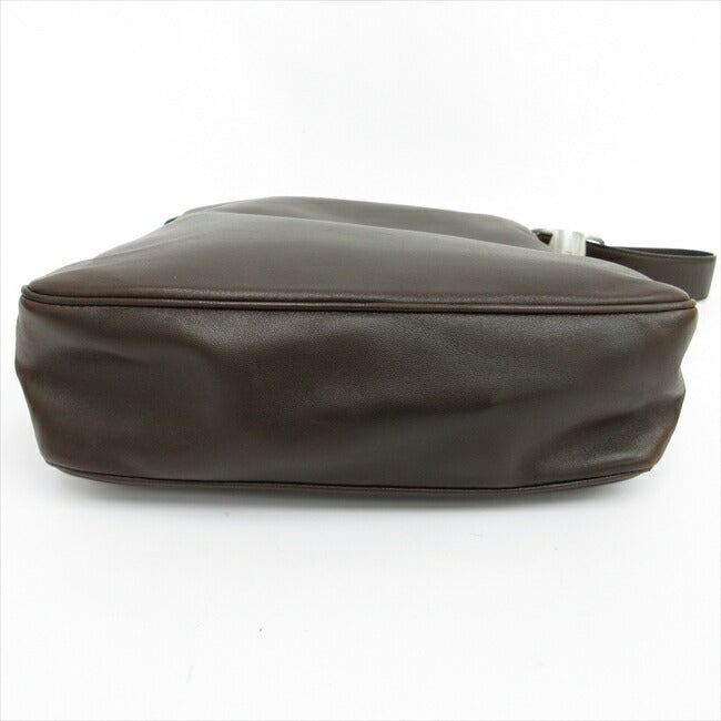 Salvatore Ferragamo One-shoulder bag Brown Leather [Brand Bag] [Used] netshop