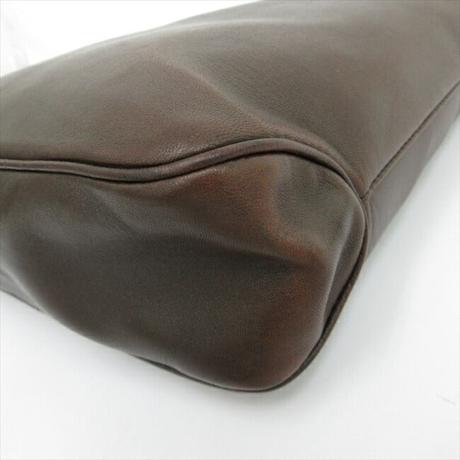 Salvatore Ferragamo One-shoulder bag Brown Leather [Brand Bag] [Used] netshop
