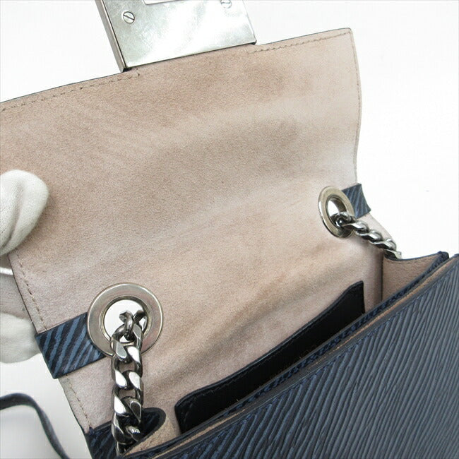 JIMMY CHOO Level Chain Shoulder Bag Blue Navy [Brand Bag] netshop [2025220]