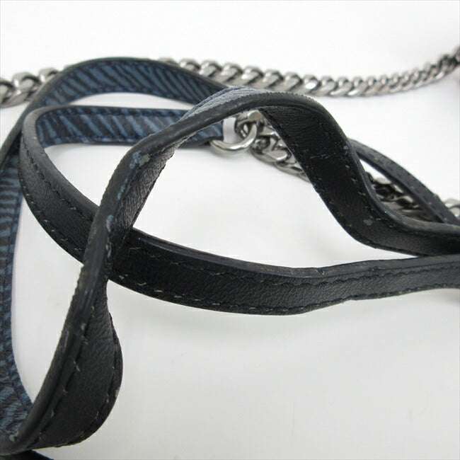 JIMMY CHOO Level Chain Shoulder Bag Blue Navy [Brand Bag] netshop [2025220]
