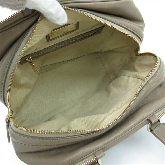 JIMMY CHOO Tote Bag Greige Leather [Brand Bag] netshop