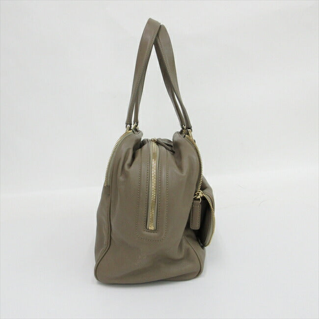 JIMMY CHOO Tote Bag Greige Leather [Brand Bag] netshop