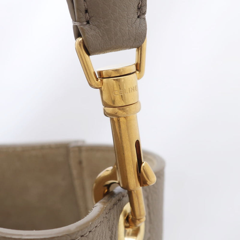 CELINE Sangre Bucket Bag Medium Shoulder One Shoulder Shoulder Bag Calf Leather