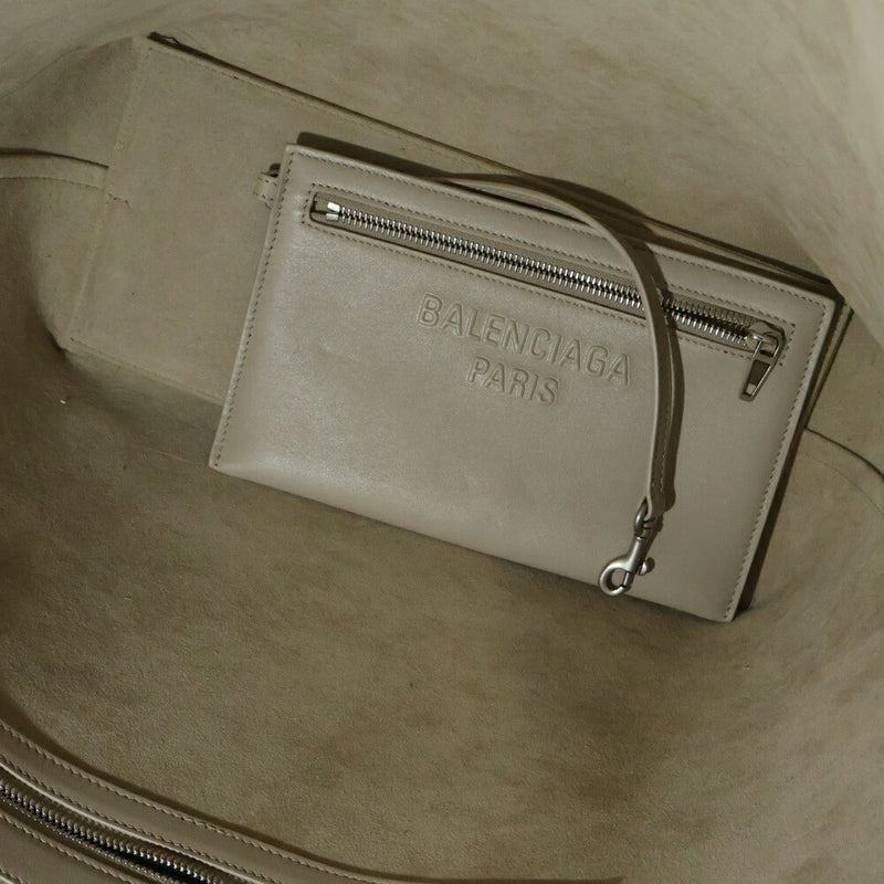 BALENCIAGA MARY-KATE MARY-KATE Tote Bag Shoulder Bag Beige 746974 [Used]