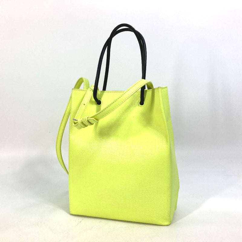 BALENCIAGA 568817 Shoulder Bag Crossbody Shopping Tote XS 2WAY Tote Bag Leather