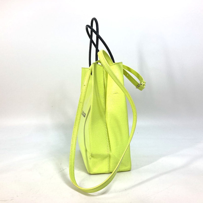 BALENCIAGA 568817 Shoulder Bag Crossbody Shopping Tote XS 2WAY Tote Bag Leather