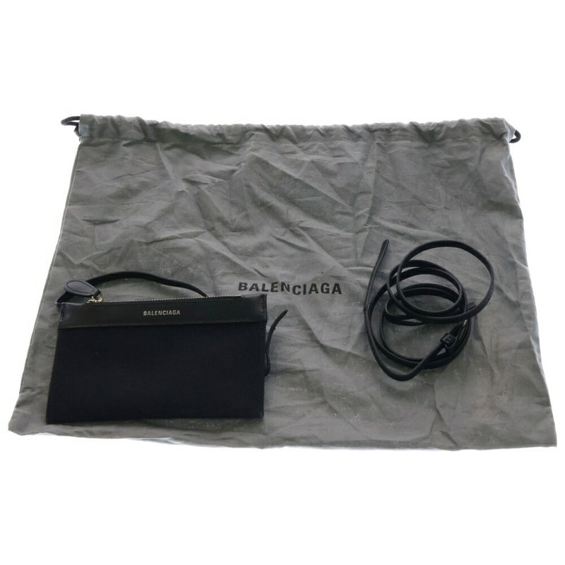 BALENCIAGA Navy Cabas XS Black Canvas Tote Bag 390346 [Used] [Condition A]