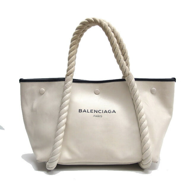 Balenciaga rope handle navy cabbage tote bag off-white [Free shipping! 】【No