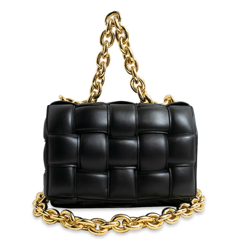 [Unused, Display Item] BOTTEGA VENETA Intrecciato Chain Cassette Shoulder Bag