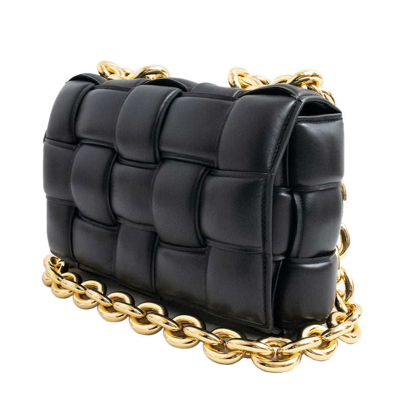 [Unused, Display Item] BOTTEGA VENETA Intrecciato Chain Cassette Shoulder Bag