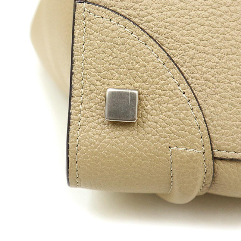 [Unused display item] CELINE Luggage Mini Shopper Handbag Drumped Calf Leather