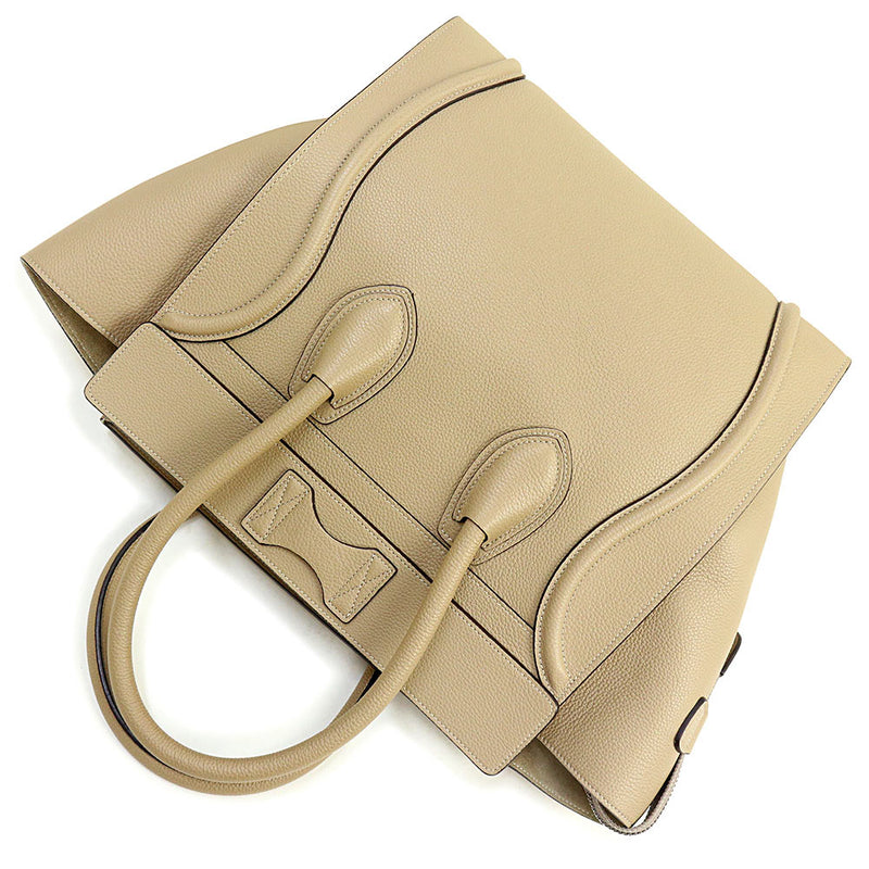 [Unused display item] CELINE Luggage Mini Shopper Handbag Drumped Calf Leather