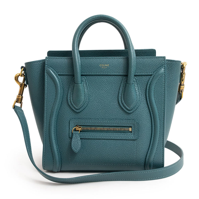 [Good condition] CELINE Luggage Nano Shopper 2Way Crossbody Shoulder Handbag