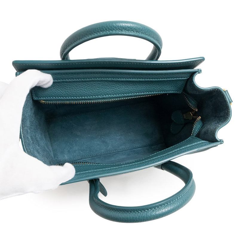 [Good condition] CELINE Luggage Nano Shopper 2Way Crossbody Shoulder Handbag