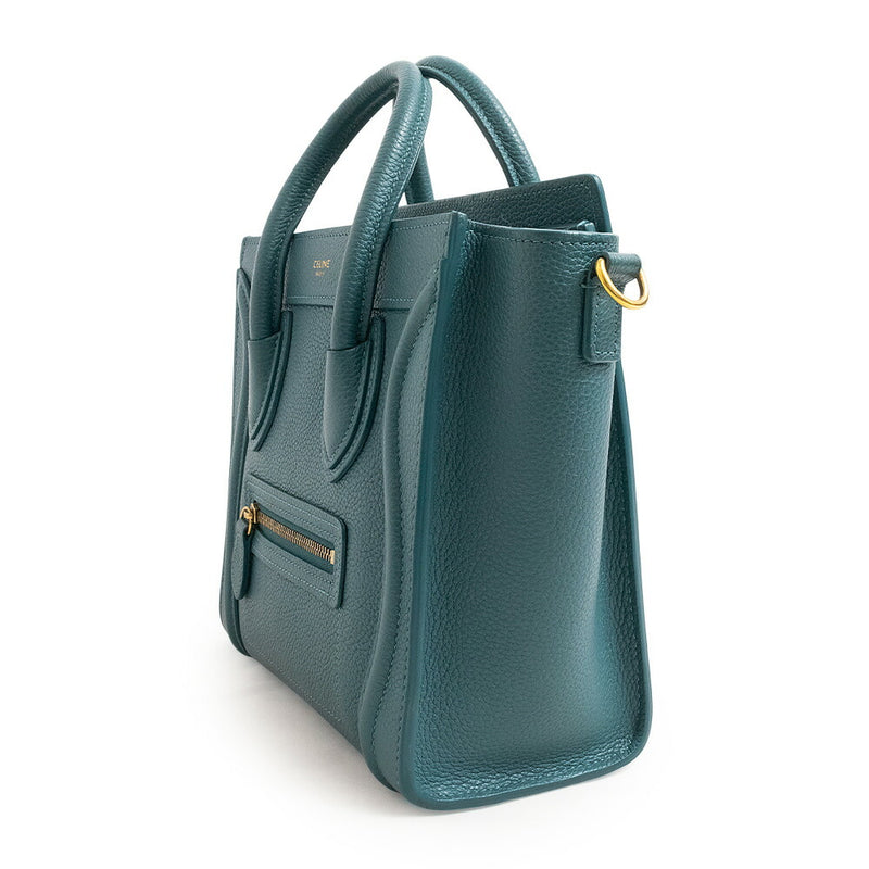 [Good condition] CELINE Luggage Nano Shopper 2Way Crossbody Shoulder Handbag