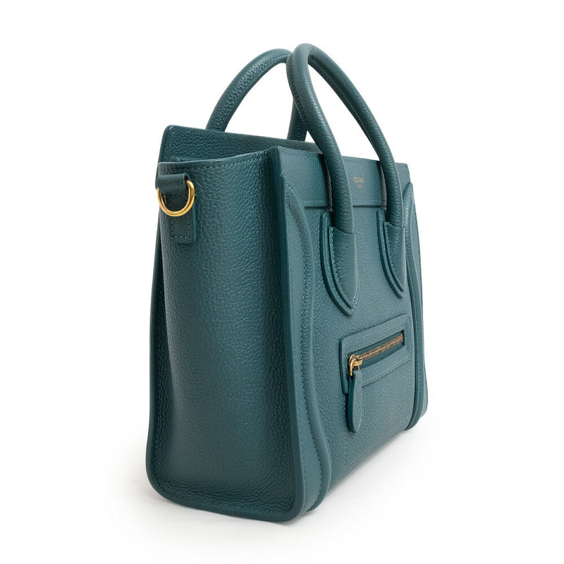 [Good condition] CELINE Luggage Nano Shopper 2Way Crossbody Shoulder Handbag