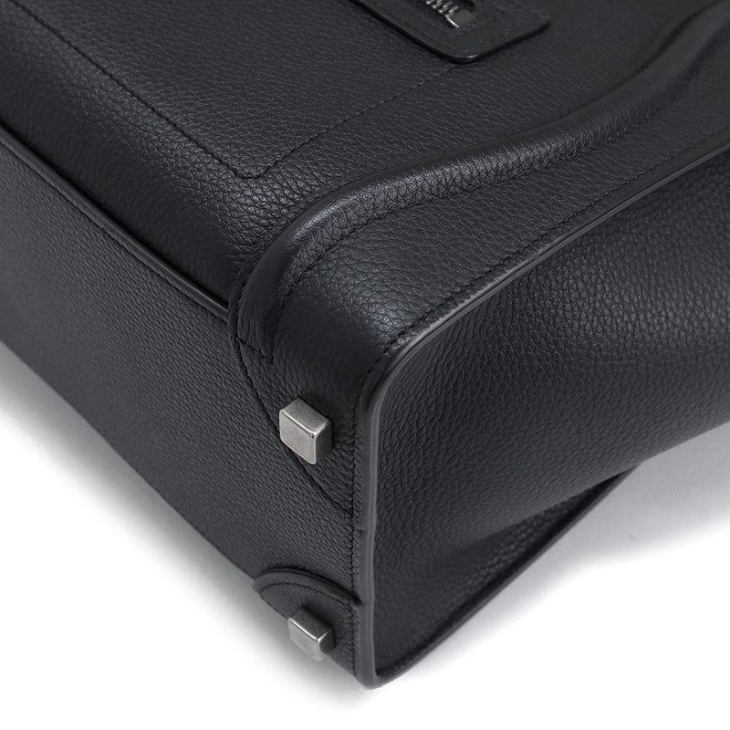 [Unused Display Item] CELINE Luggage Micro Shopper Handbag Drumped Calf Leather