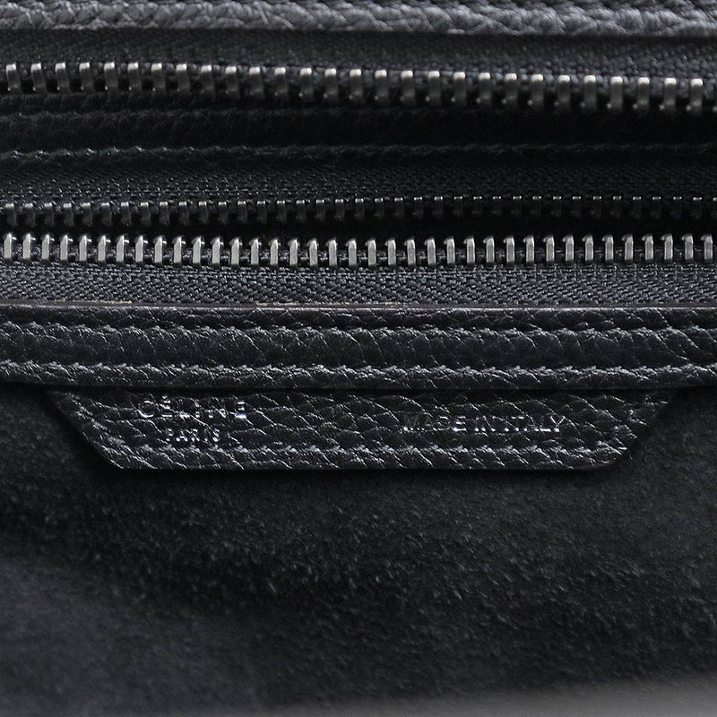 [Unused Display Item] CELINE Luggage Micro Shopper Handbag Drumped Calf Leather