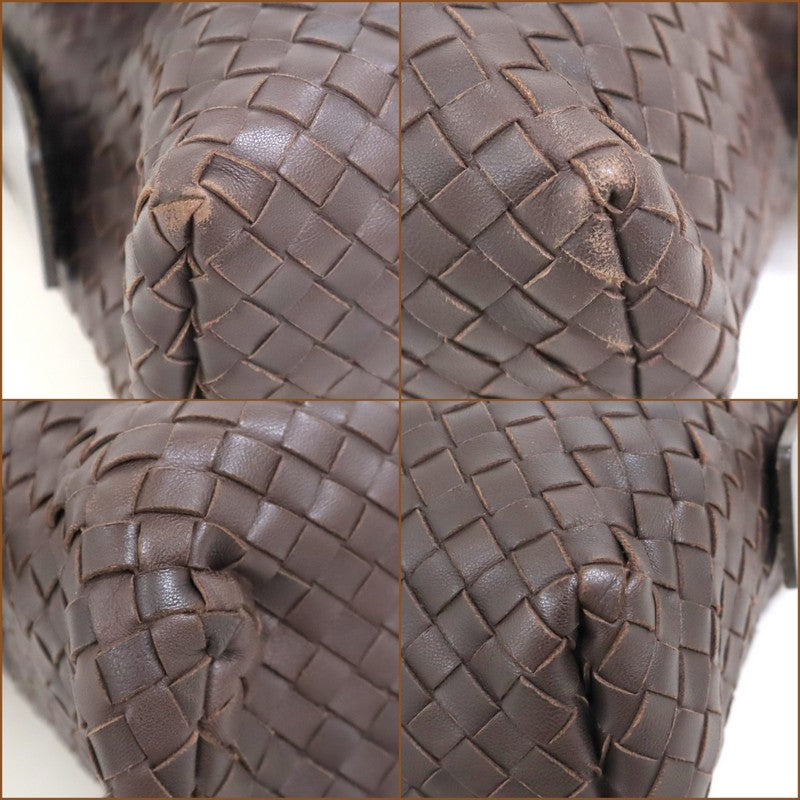 [BOTTEGAVENETA] Bottega Veneta Messenger Shoulder Brown x Intrecciato Leather