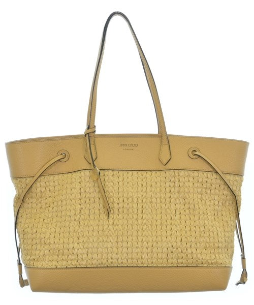 JIMMY CHOO Jimmy Tutote Bag for Women - Beige [Used Clothing]