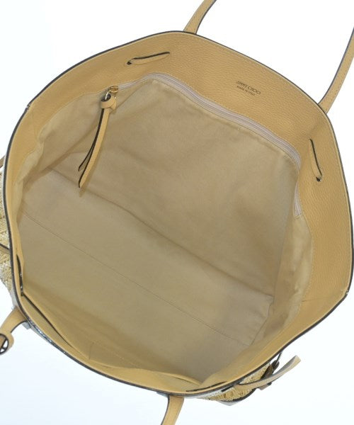 JIMMY CHOO Jimmy Tutote Bag for Women - Beige [Used Clothing]