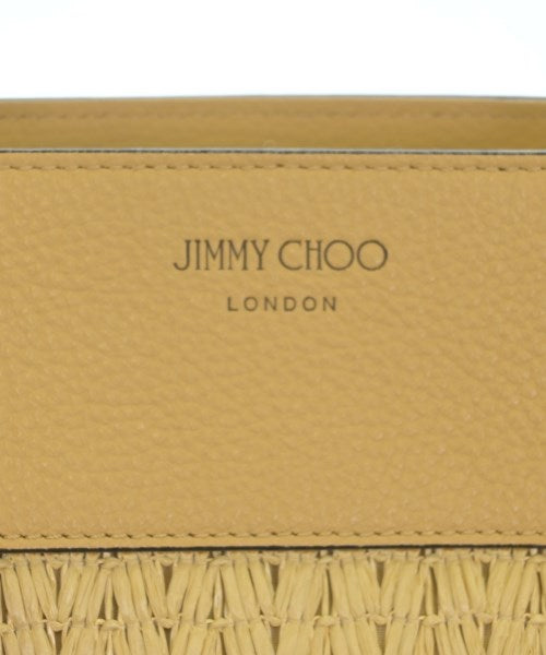 JIMMY CHOO Jimmy Tutote Bag for Women - Beige [Used Clothing]