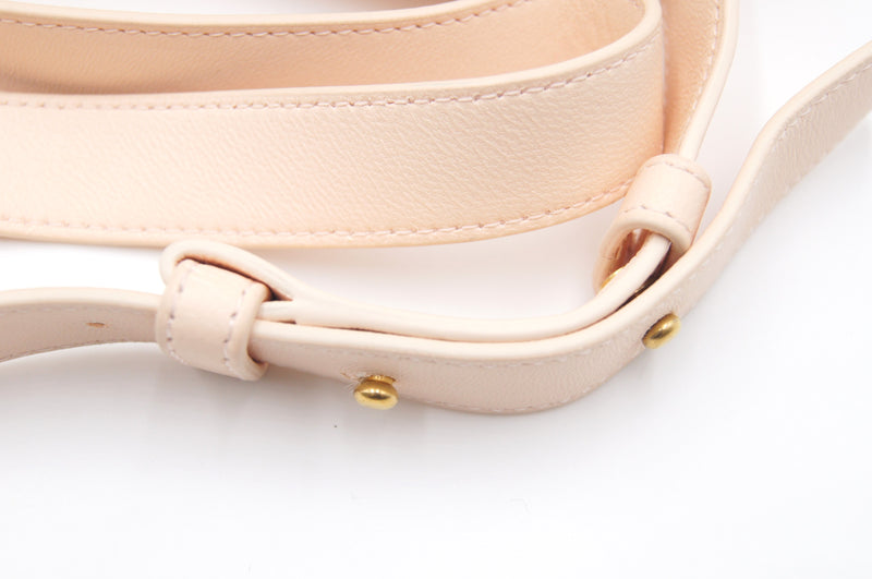 Bottega VENETA 666688 Candy Cassette Beige Shoulder Bag Mini Bag Leather