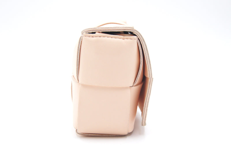 Bottega VENETA 666688 Candy Cassette Beige Shoulder Bag Mini Bag Leather