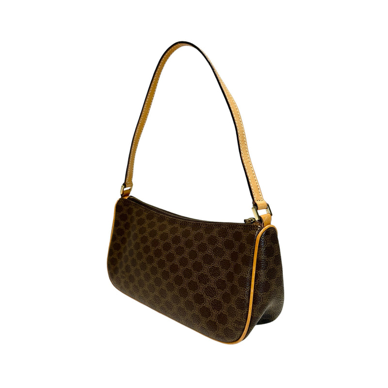CELINE Macadam One Shoulder Bag Brown Bag 13825