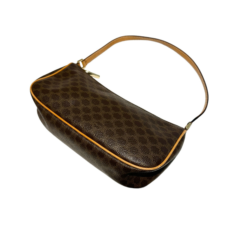 CELINE Macadam One Shoulder Bag Brown Bag 13825