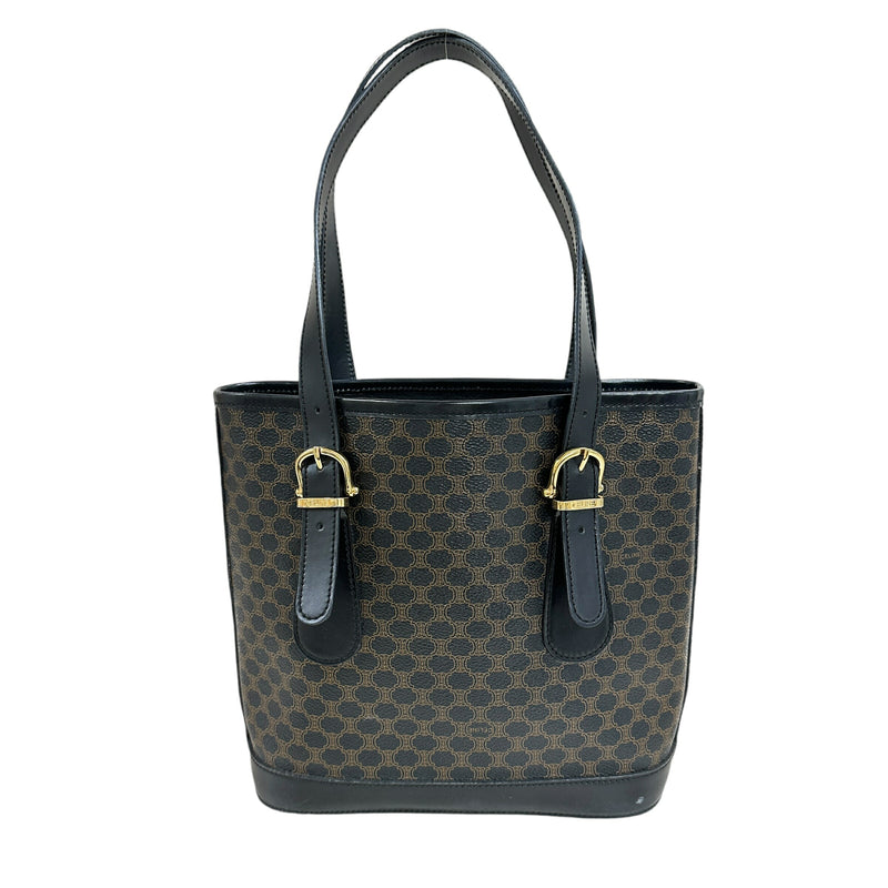 CELINE Macadam Tote Bag Brown Bag 10606
