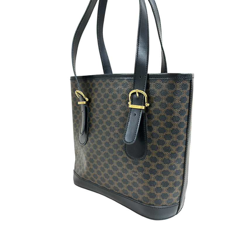 CELINE Macadam Tote Bag Brown Bag 10606