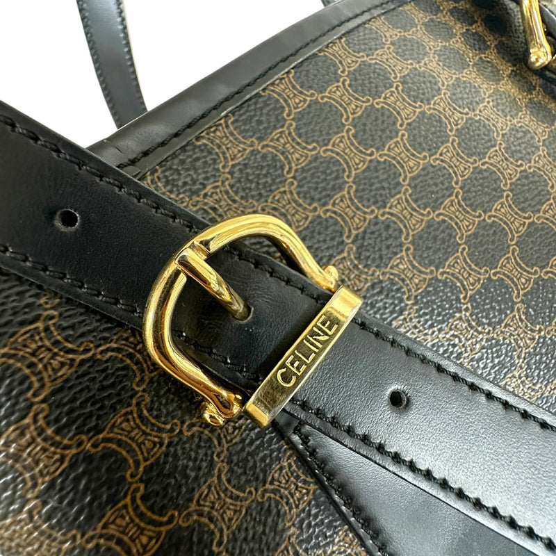CELINE Macadam Tote Bag Brown Bag 10606