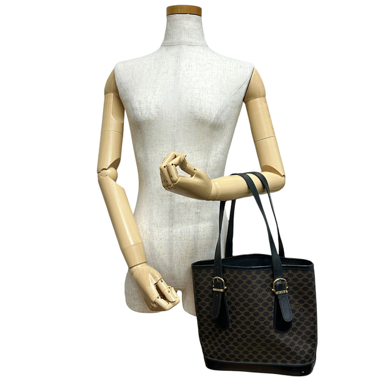CELINE Macadam Tote Bag Brown Bag 10606