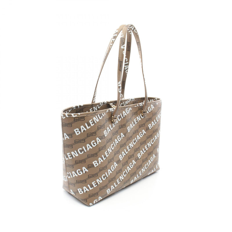 Balenciaga SIGNATURE SHOPPER M BB Monogram Tote Bag Bag PVC Coated Canvas
