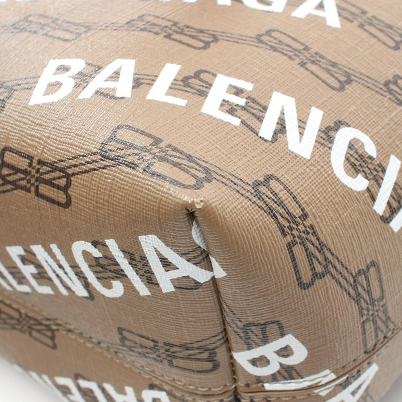 Balenciaga SIGNATURE SHOPPER M BB Monogram Tote Bag Bag PVC Coated Canvas