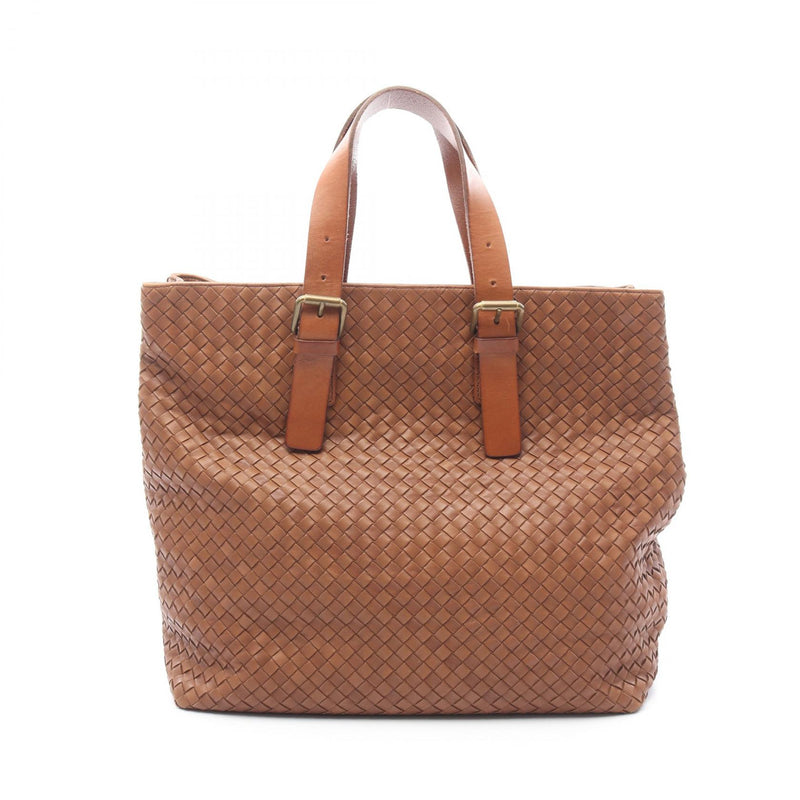 BOTTEGA VENETA Intrecciato Tote Bag Bag Leather Women's Brown 169612 [Used]