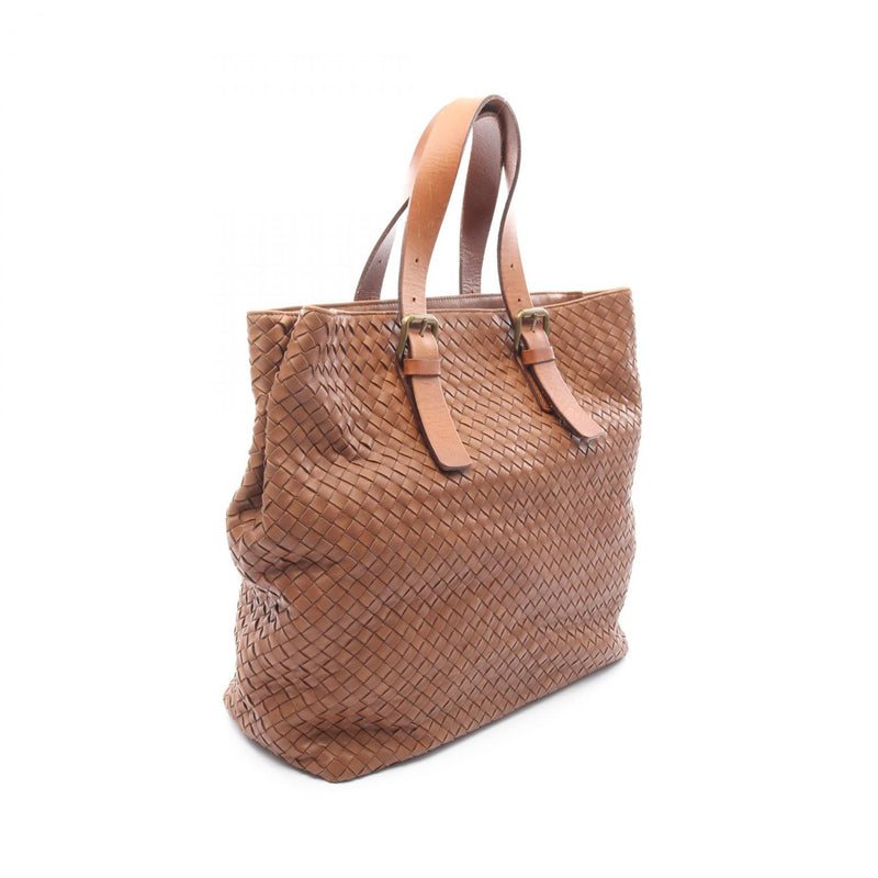 BOTTEGA VENETA Intrecciato Tote Bag Bag Leather Women's Brown 169612 [Used]