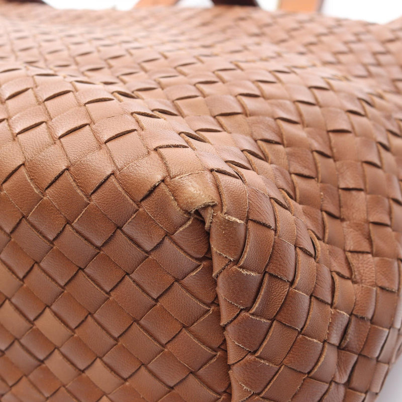 BOTTEGA VENETA Intrecciato Tote Bag Bag Leather Women's Brown 169612 [Used]