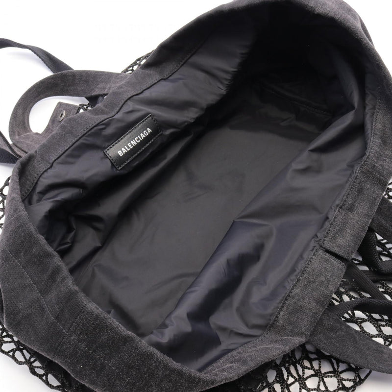 Balenciaga BALENCIAGA 24/7 MEDIUM Tote Bag Bag Denim Nylon Women's Black