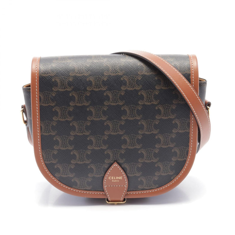 [7% OFF coupon eligible] CELINE Falco Medium Bag Triomphe Shoulder Bag Bag PVC