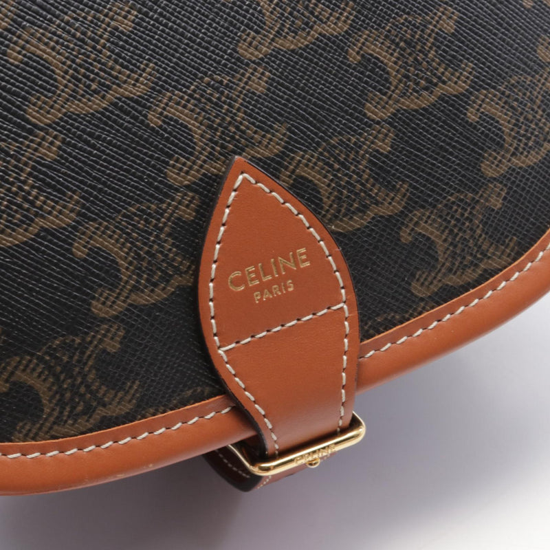 [7% OFF coupon eligible] CELINE Falco Medium Bag Triomphe Shoulder Bag Bag PVC