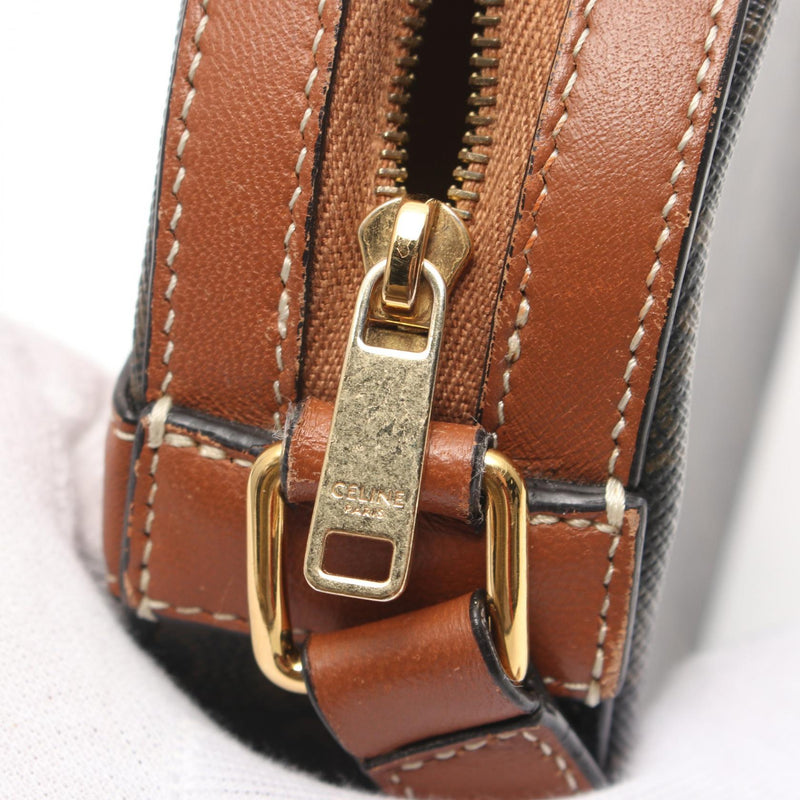 [10% OFF coupon eligible] CELINE Round Perth Triomphe Shoulder Bag Bag PVC