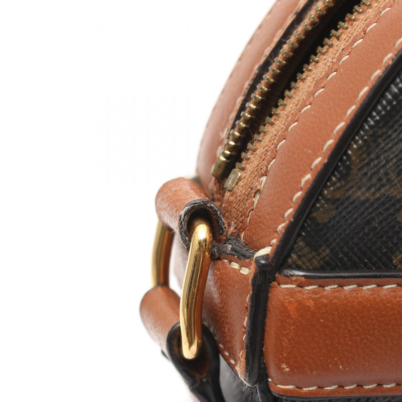 [10% OFF coupon eligible] CELINE Round Perth Triomphe Shoulder Bag Bag PVC