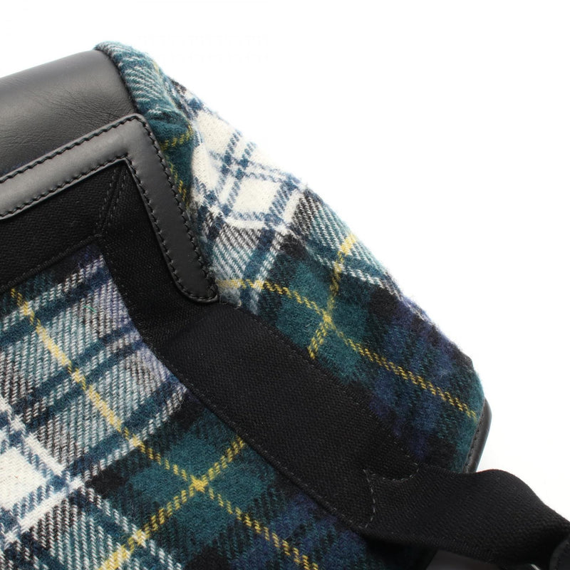 Balenciaga NAVY CABAS S Navy Birch Tote Bag Bag Wool Leather Green / Black /