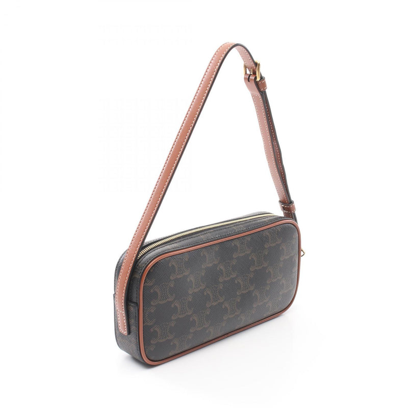 [5% off coupon for all items] CELINE Triomphe Shoulder Bag Bag PVC Coated