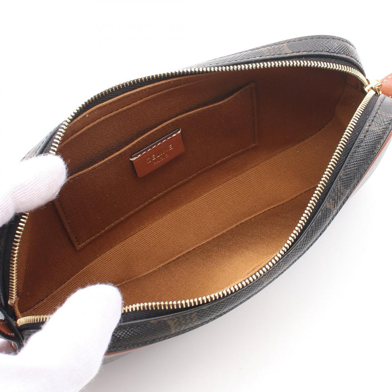[5% off coupon for all items] CELINE Triomphe Shoulder Bag Bag PVC Coated
